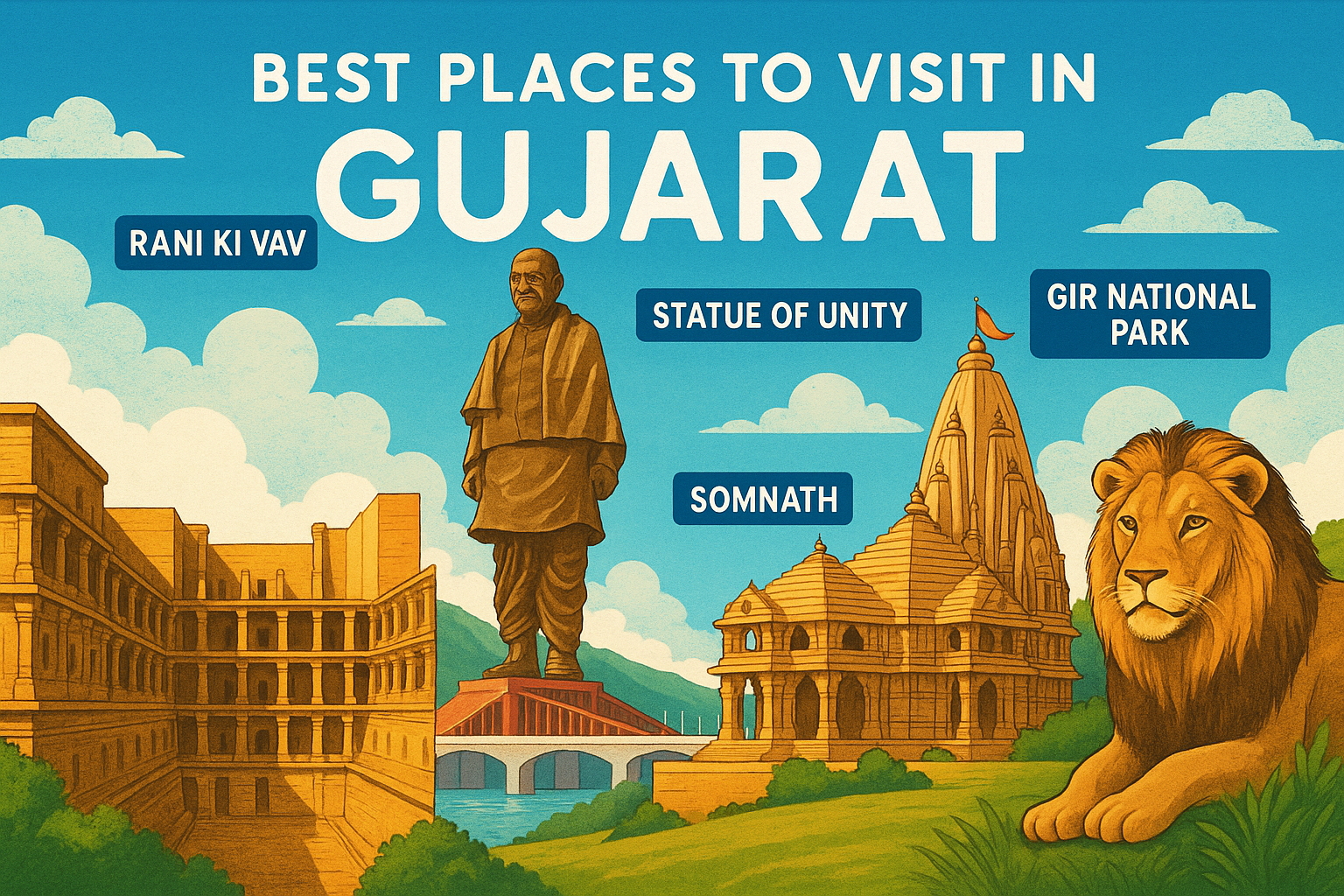 ๐ Best Places to Visit in Gujarat โ Top 15 Must-See Destinations (2025)