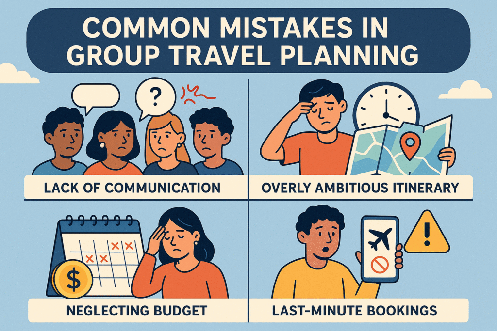 Common Mistakes in Group Travel Planning