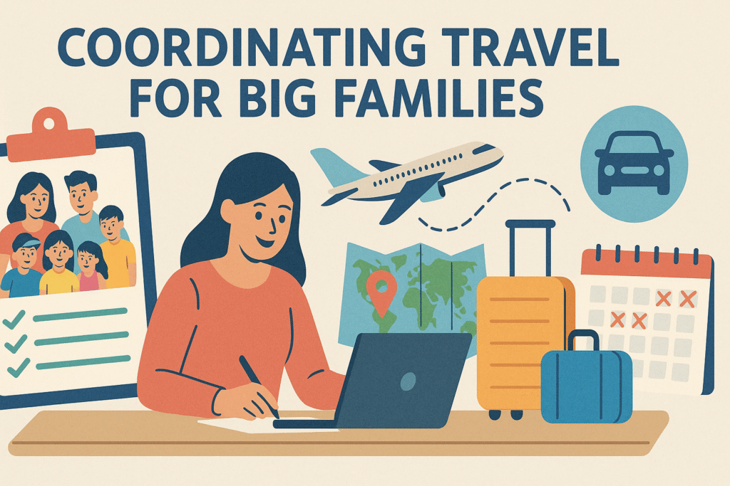 Coordinating Travel for Big Families