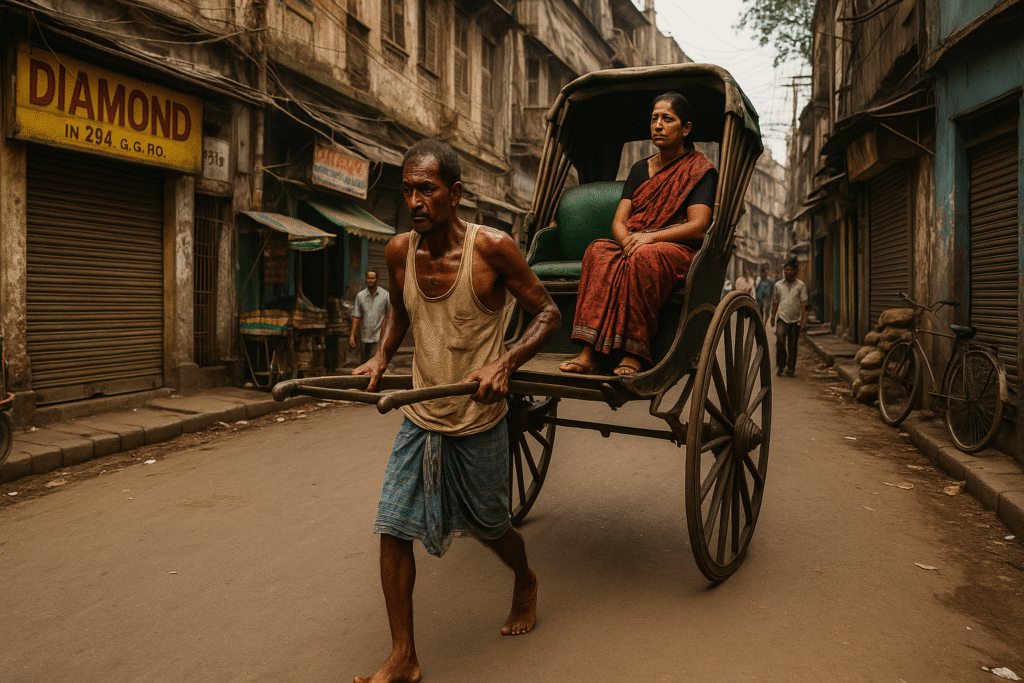 Day in the Life of a Kolkata Rickshaw Puller