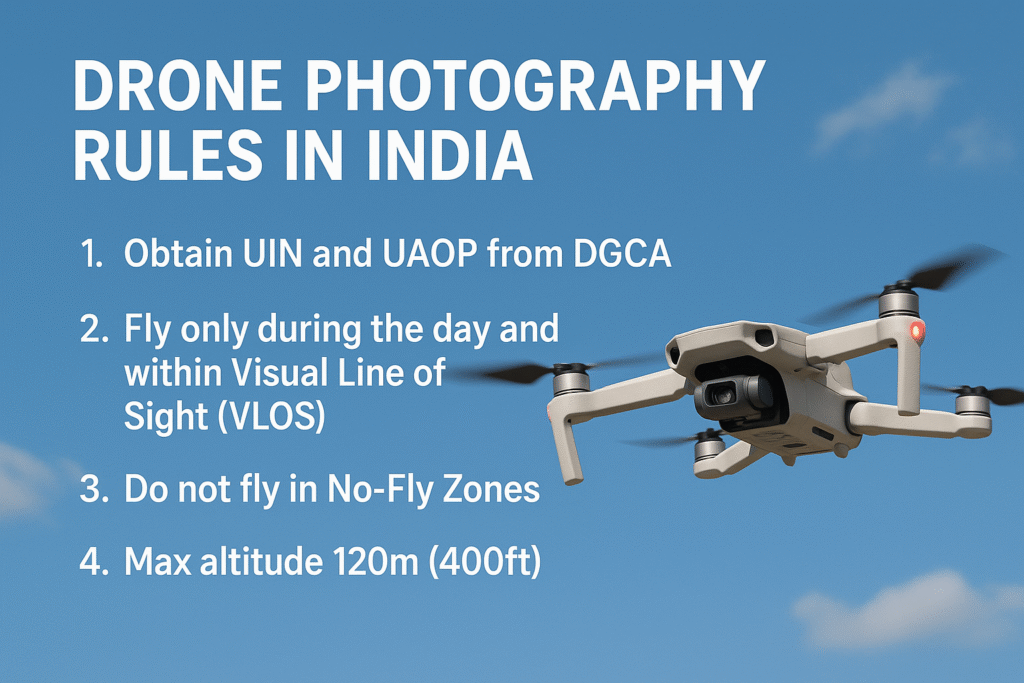 Drone Photography Rules in India