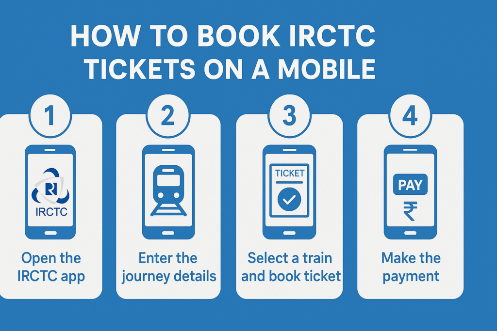 How to Book IRCTC Tickets on a Mobile