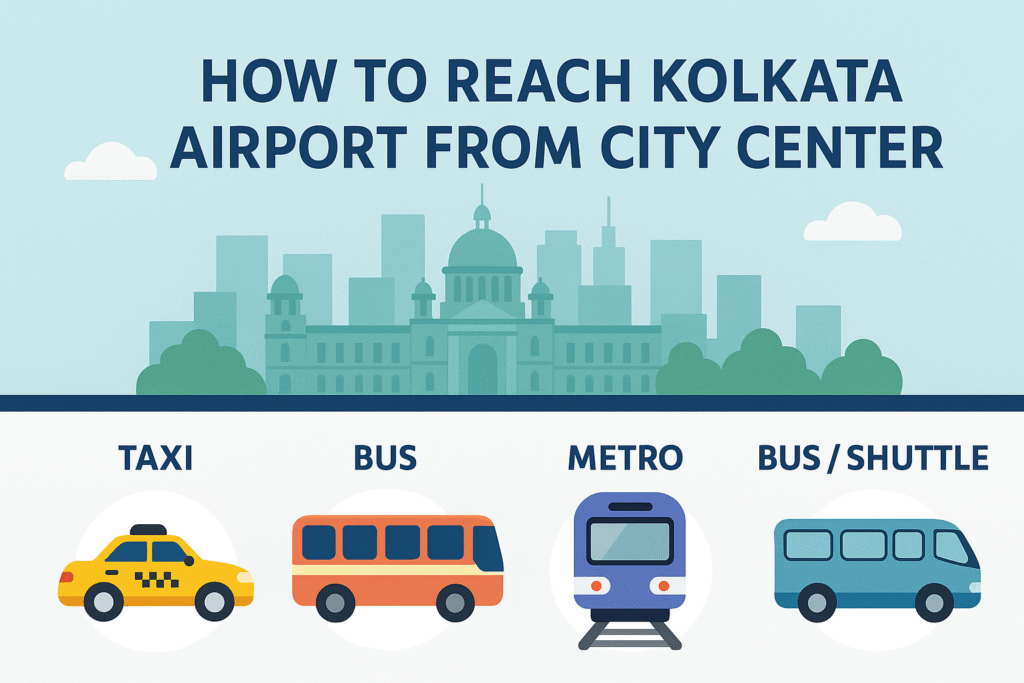 How to Reach Kolkata Airport from City Center