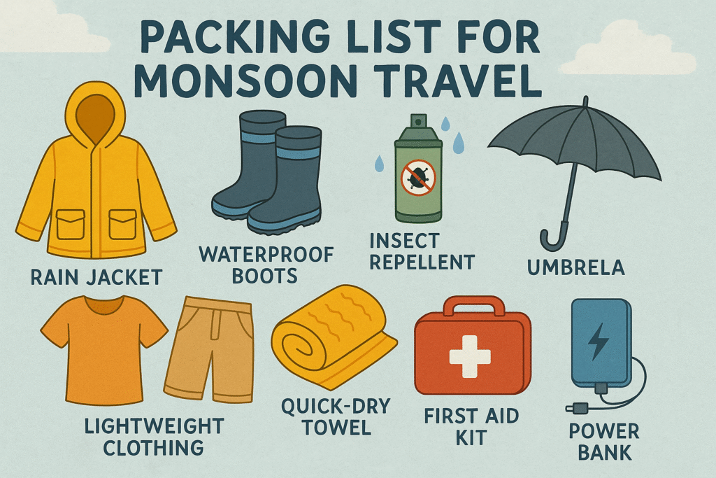 Packing List for Monsoon Travel
