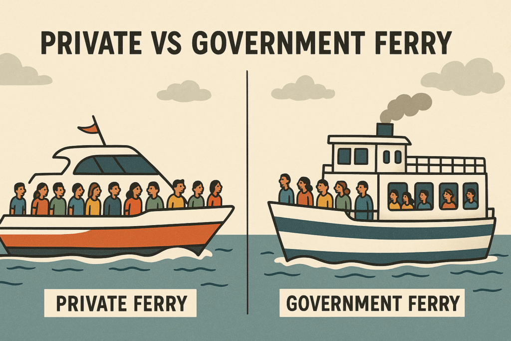 Private vs Government Ferry