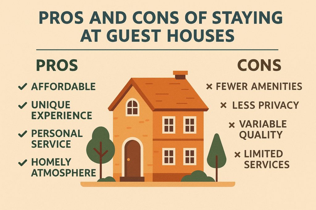 Pros and Cons of Staying at Guest Houses