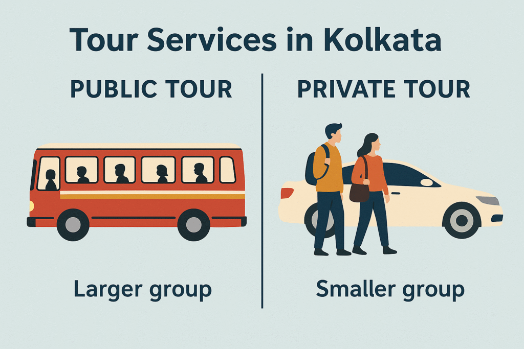 Public vs Private Tour Services in Kolkata