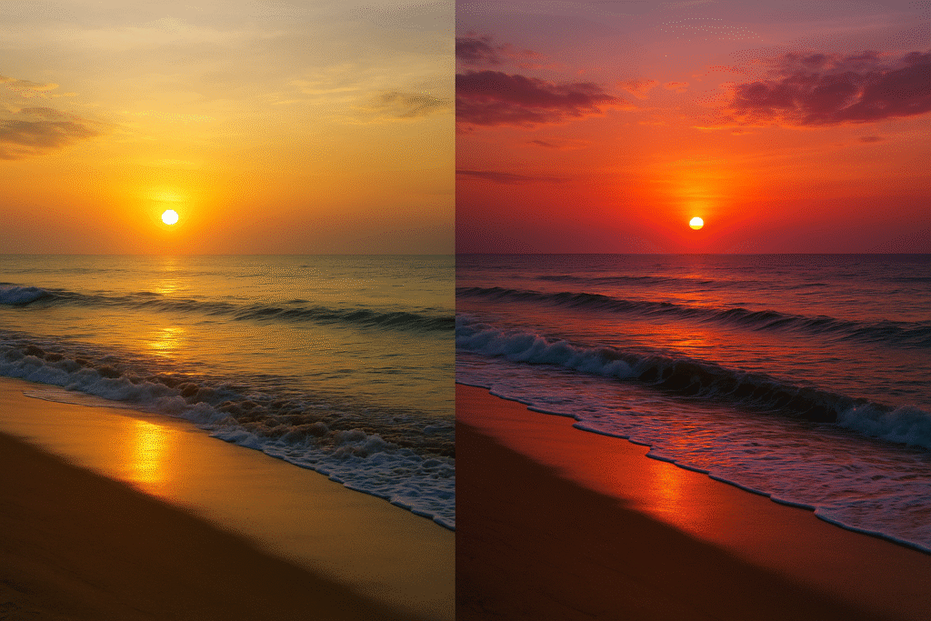 Sunrise vs Sunset at Bay of Bengal Beaches