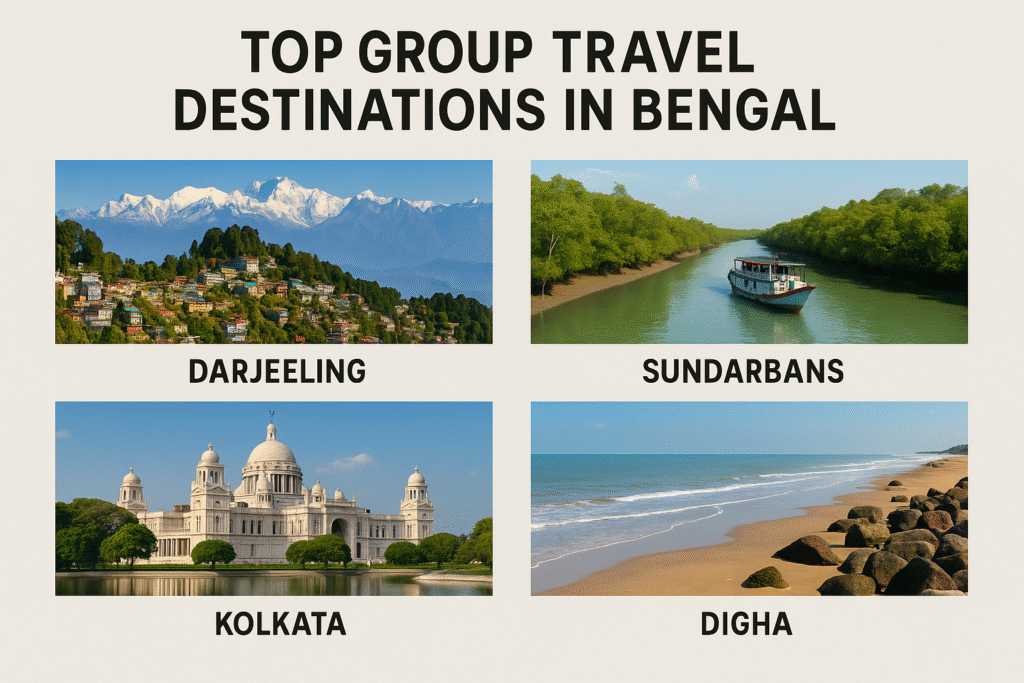 Top Group Travel Destinations in Bengal