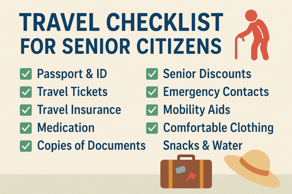 Travel Checklist for Senior Citizens