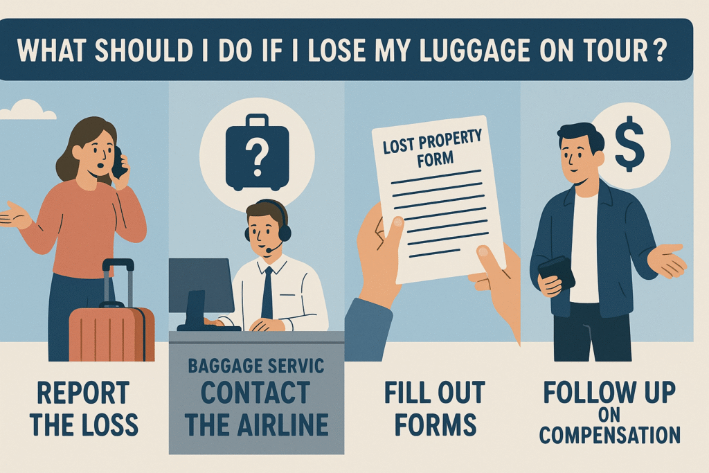 What Should I Do If I Lose My Luggage on Tour