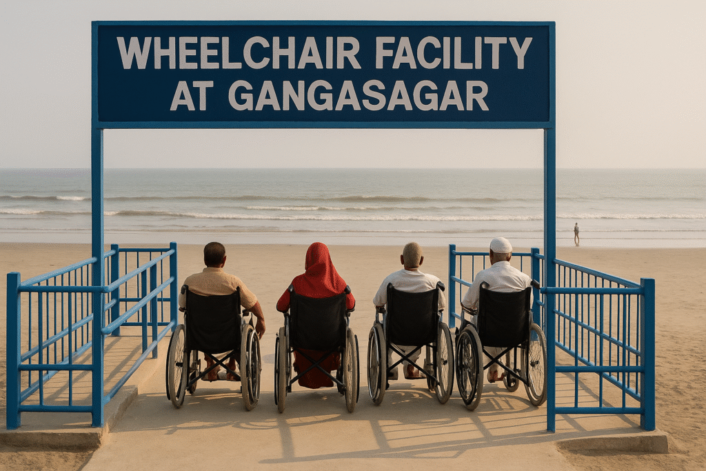 Wheelchair Facility at Gangasagar